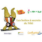 Exposition "Les boîtes à secrets de Niki" à Montéléger