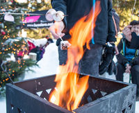 Chamallows grillés - Front de neige
