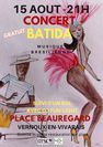 Soirée concert/bal : concert du groupe "Batida" (musique brésilienne) + bal avec sono DJ "Fun Light"