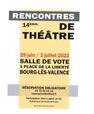 Rencontres de Théâtre : 14ème édition