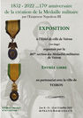 Exposition "170ème anniversaire de la Médaille militaire"