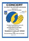 Concert au profit des réfugiés ukrainiens
