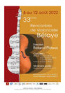XXXIIIèmes Rencontres de Violoncelle de Bélaye : Concert des Amis des Rencontres de Belaye