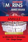 ANNULE - CHOEURS ET DANSES DES MARINS DE L'ARMEE ROUGE