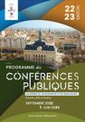 Conférence "Des relations de maître à élève entre deux êtres si différents : Louis Pasteur, Claude Bernard"