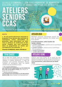 Ateliers séniors du CCAS : Atelier 5 sens