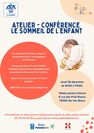 Atelier - Conf&eacute;rence Le sommeil de l'enfant