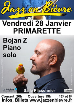 Concert Bojan Z en solo à la salle Plissonnier de Primarette