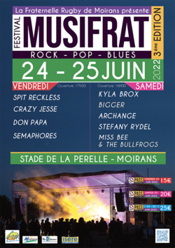 Festival "Musifrat Frech Alps", 2 soirées de concerts à Moirans