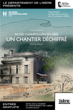 Expo "Musée Champollion en Isère, un chantier déchiffré" à Vif