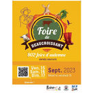 802e Foire d'automne de Beaucroissant du 15 au 17 septembre 2023