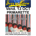 Jazz en Bièvre - Giacomo Quintet, Salle Plissonnier de Primarette